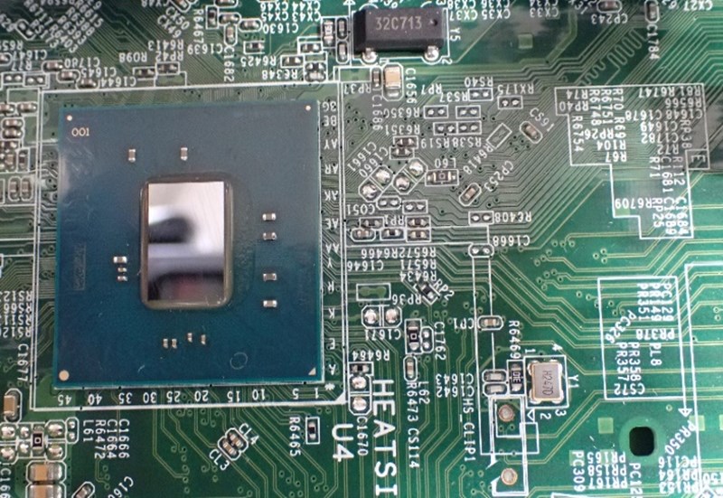 Dell Desktop Computer Circuit Board after decontamination