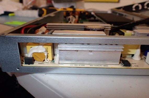 D-Link network switch after decontamination