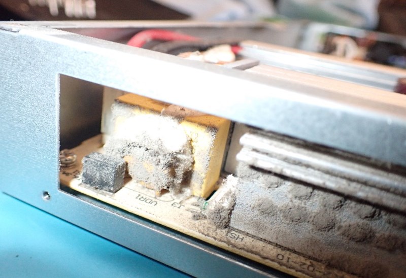 D-Link network switch before decontamination