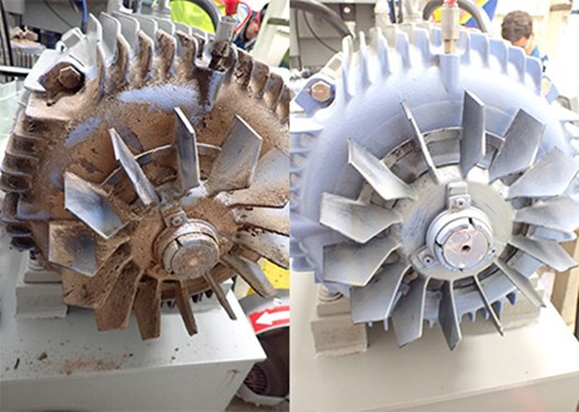 Motor Before & After